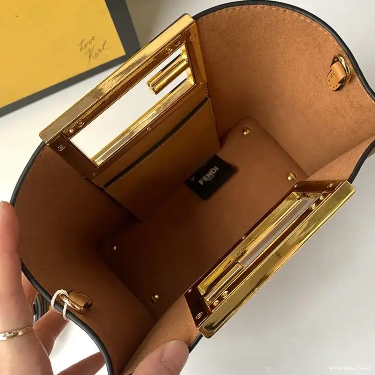Affordable Affordable Way Fendi In Calf Brown Small Bag Leather 0420